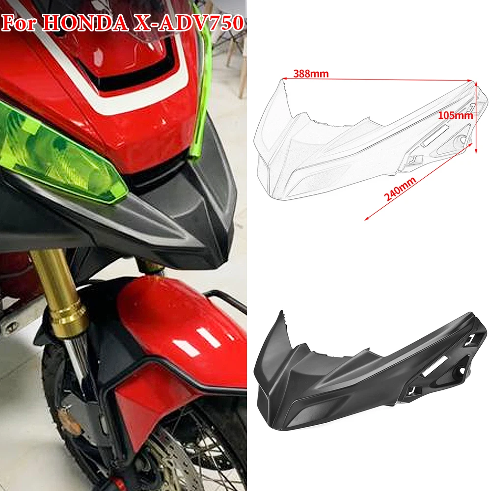 

Motorcycle Front Nose Fairing Beak Cowl Protector Fender Lower Headlight Extender for Honda Xadv X ADV 750 2017 2018 2019 2020
