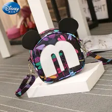 Disney сумка Минни Микки Дамская кожаная сумка через плечо Сумочка милая детская сумка-мессенджер детская мини сумка-мессенджер модная сумка для девочек