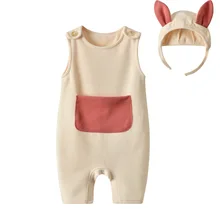 Cheap Baby Rompers Cute Rabbit Newborn Rabbit Jumpsuits Pajamas for Infant Boys Girls Overalls One Piece Toddler Kids 2PCS Outfits Set Cheap Baby Rompers Cute Rabbit Newborn Rabbit Jumpsuits Pajamas for Infant Boys Girls Overalls One Piece Toddler Kids 2PCS Outfits Set