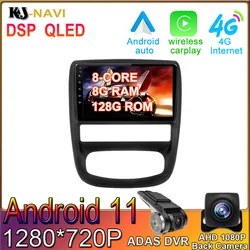 Reproductor Multimedia con Android 11,0 y navegación GPS para coche, dispositivo para Renault Duster 1 2010 2015, Nissan Terrano 2014   2020