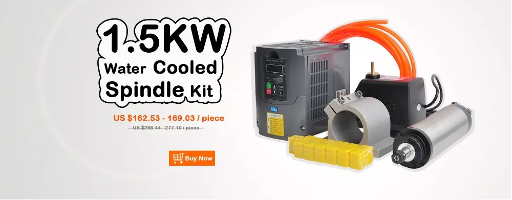1.5KW/2,2 kwCNC мотор шпинделя с водяным охлаждением комплект 65 мм приспособление 110V220VVFD инвертор 75 Вт водяной насос 13pcsER11 патрон гравировальный станок