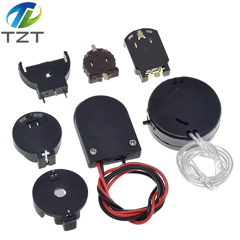 TZT CR2032 CR2025 CR1220 Knopfzellenbatterie Sockel Halter Fall Abdeckung mit EIN-AUS-Schalter 3V 6V Batterie Aufbewahrungsbox – Detail 10