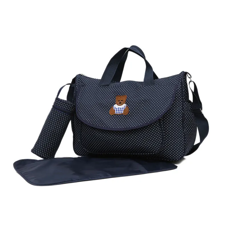 

Diaper Bag Three-piece Set Bag Multi-functional Mummy Bag Large Capacity MOTHER'S Bag Hand Mommy Bag