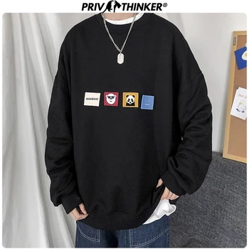 

Privathinker Men's Woman Embroidery Spring Hoodies Men Woman 2020 Fashion Hooded Sweatshirt Male Collage Streetwear Clothes 3XL