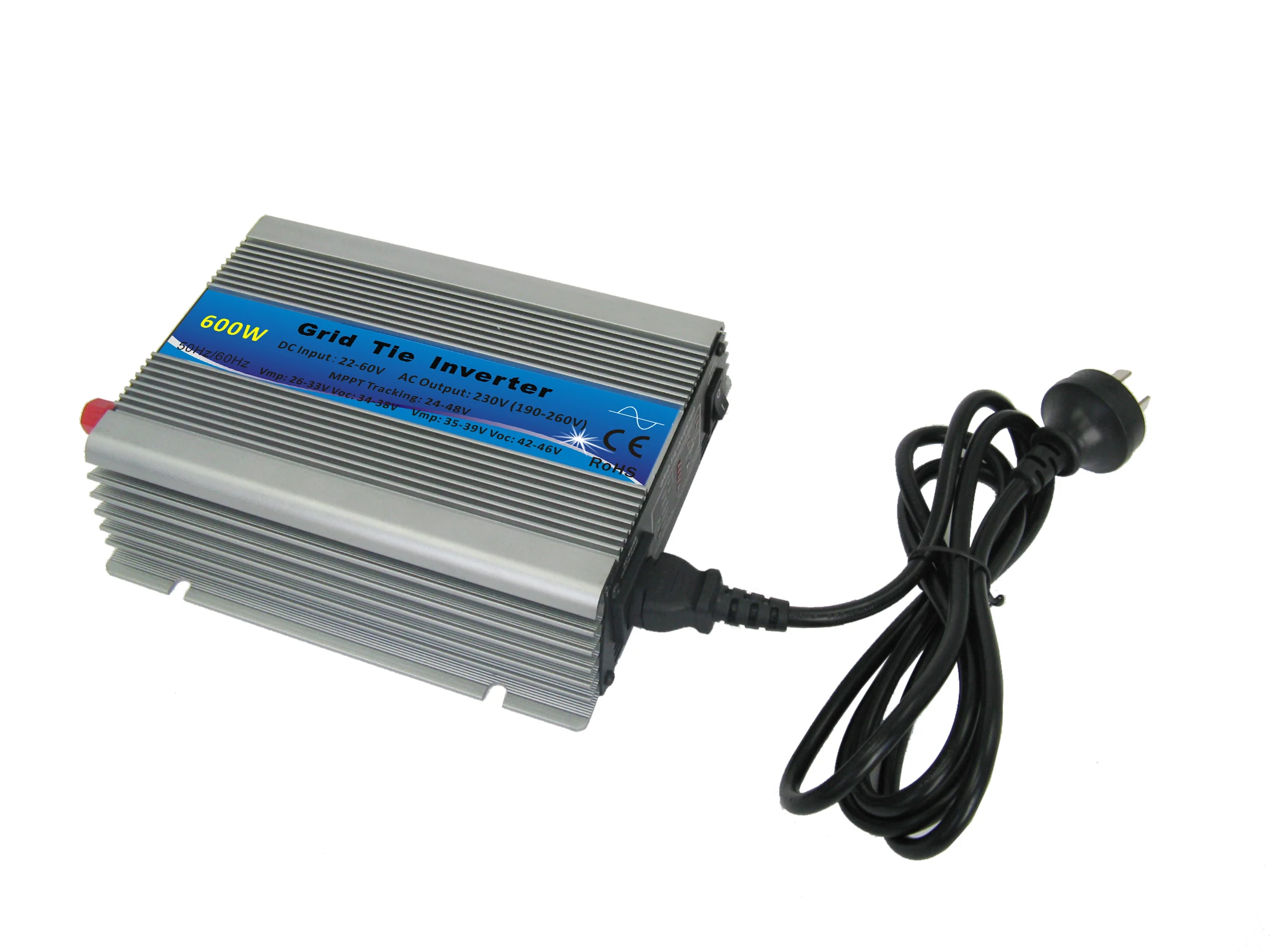 MPPT 600W микро сетевой Инвертор 30V 36V Панель 72 ячеек функция чистая синусоида на