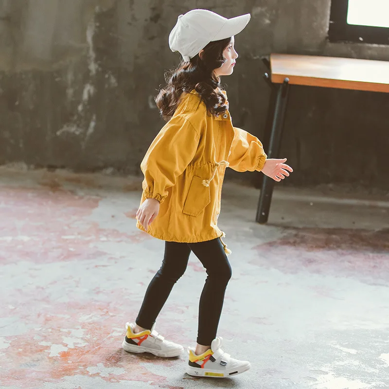 Herbst mйdchen Jacken Kinder Oberbekleidung Mit capuze mйdchen mйntel casual Windjacke Für mйdchen Wasserdichte Regenmantel