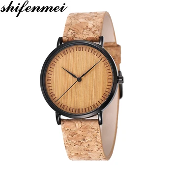 

Shifenmei Watches Men Fashion Watch 2019 Wood Watches Quartz Men's Sport Wristwatch Casual Wooden Watch Male relogio masculino