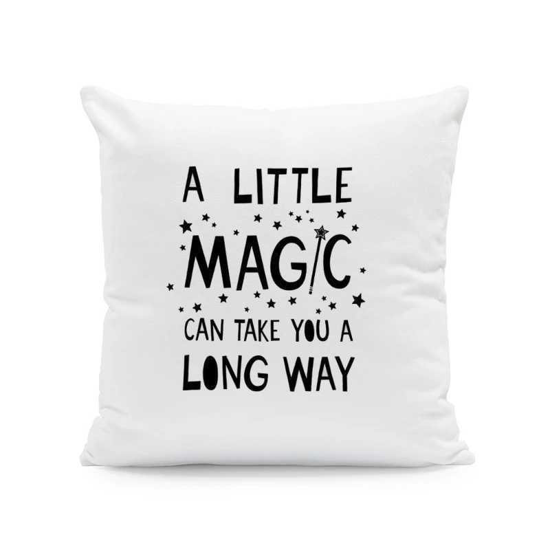 Персонализированная Геометрическая наволочка текст черное кольцо стрелка квадратная подушка офис супер мягкая 43*43 см декоративная диванная подушка крышка