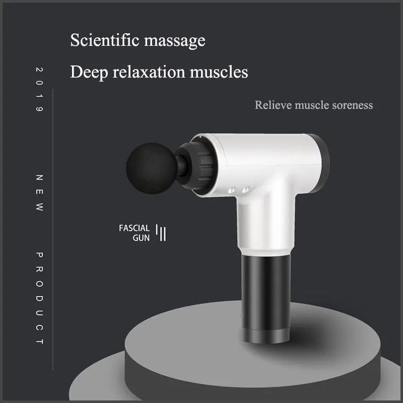 

Pain Relief Tissue Massage Gun Muscle Massager Muscle Pain Management after Training Exercising Body Relaxation Slimming Shapin