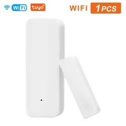 Détecteur d'ouverture/fermeture de porte intelligent Tuya, capteur de fenêtre WiFi, fonctionne avec Alexa et Google Home, application Smartlife 