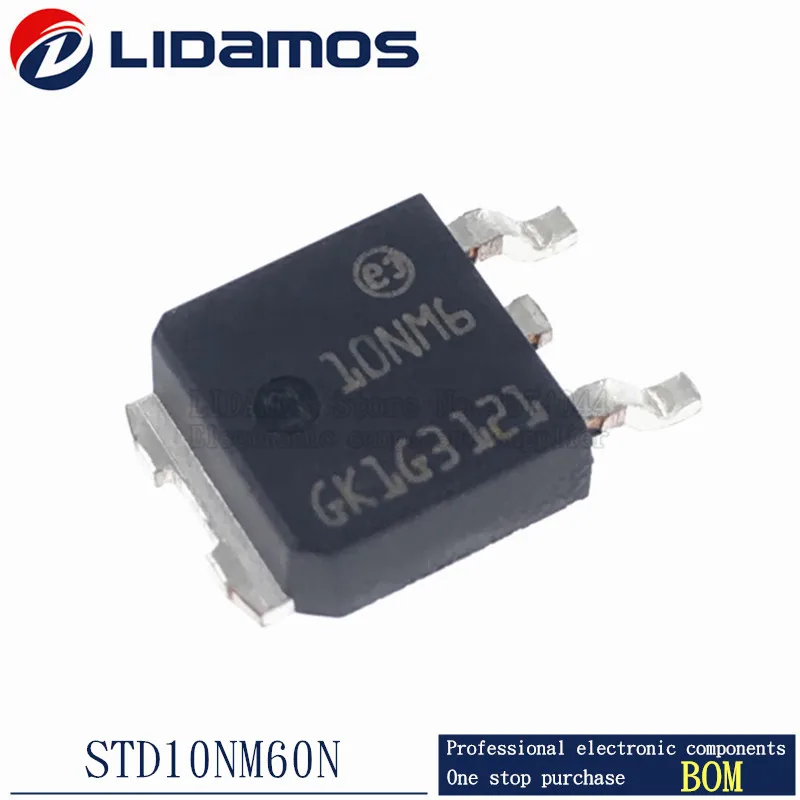 ST STD10NM60N TO252 MOSFET N-CH 600V 8A DPAK