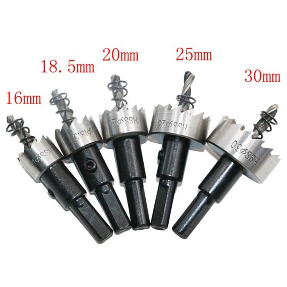5PCS Carbide Tip HSS Drill Bit Hole Saw Stainless Steel Metal Alloy Drill Bit Steel Saw Tip Drill Bit Hole Cutter Tool for Wood 5PCS Carbide Tip HSS Drill Bit Hole Saw Stainless Steel Metal Alloy Drill Bit Steel Saw Tip Drill Bit Hole Cutter Tool for Wood