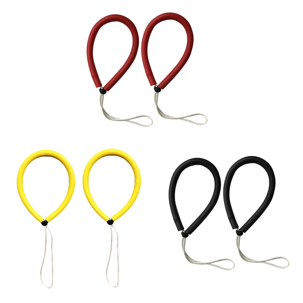 2Pcs Scuba Diving Snorkeling Hand Wrist Strap Lanyard Grip Rope Camera Leash