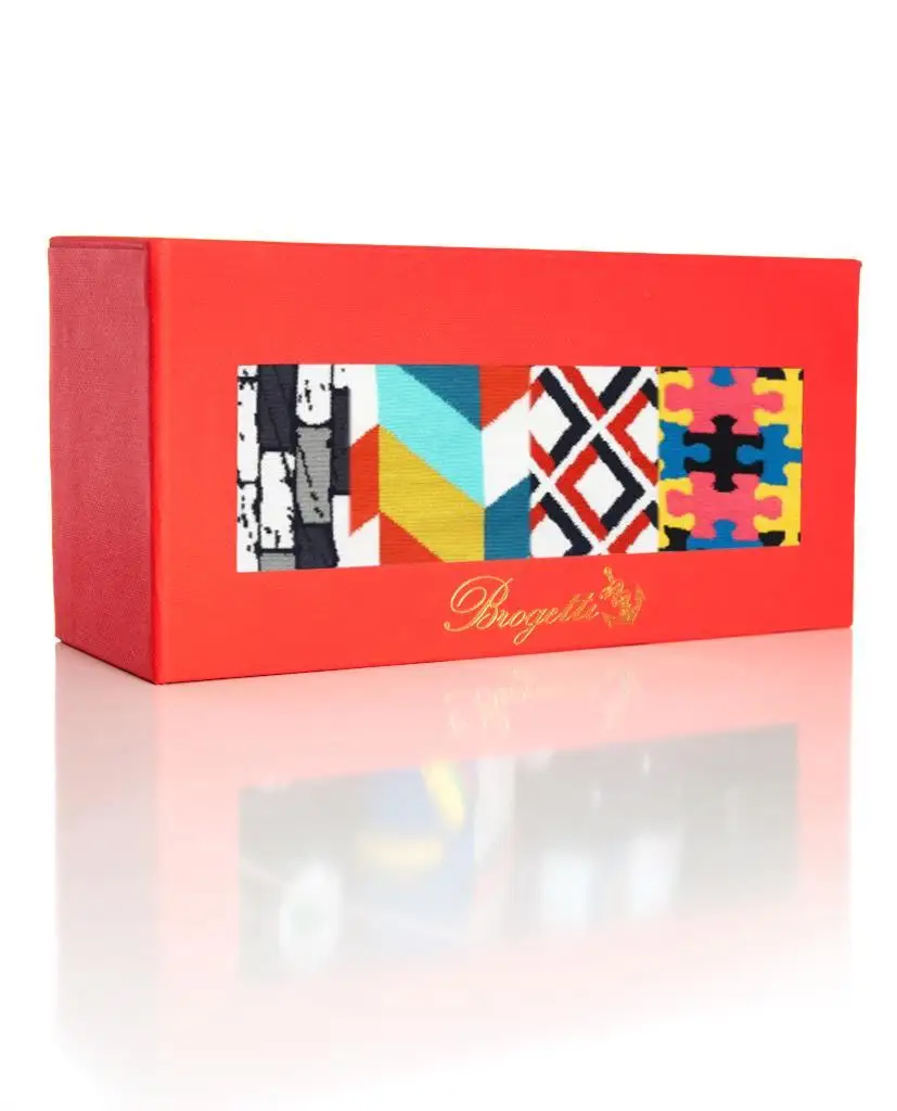 4lü Package With Colorful Pattern Male Socket Socks PKT102 | Мужская одежда