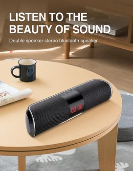 

Smart Bluetooth Outdoor Speaker Metal Portable Super Bass Wireless Loudspeaker 3D Stereo Music Surround With TFCard Aux