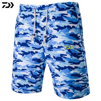 

Summer 2020 Daiwa Fishing Shorts Breathable Camouflage Outdoor Sport Men Clothes Quick Dry Casual Running Cycling Fishing Shorts