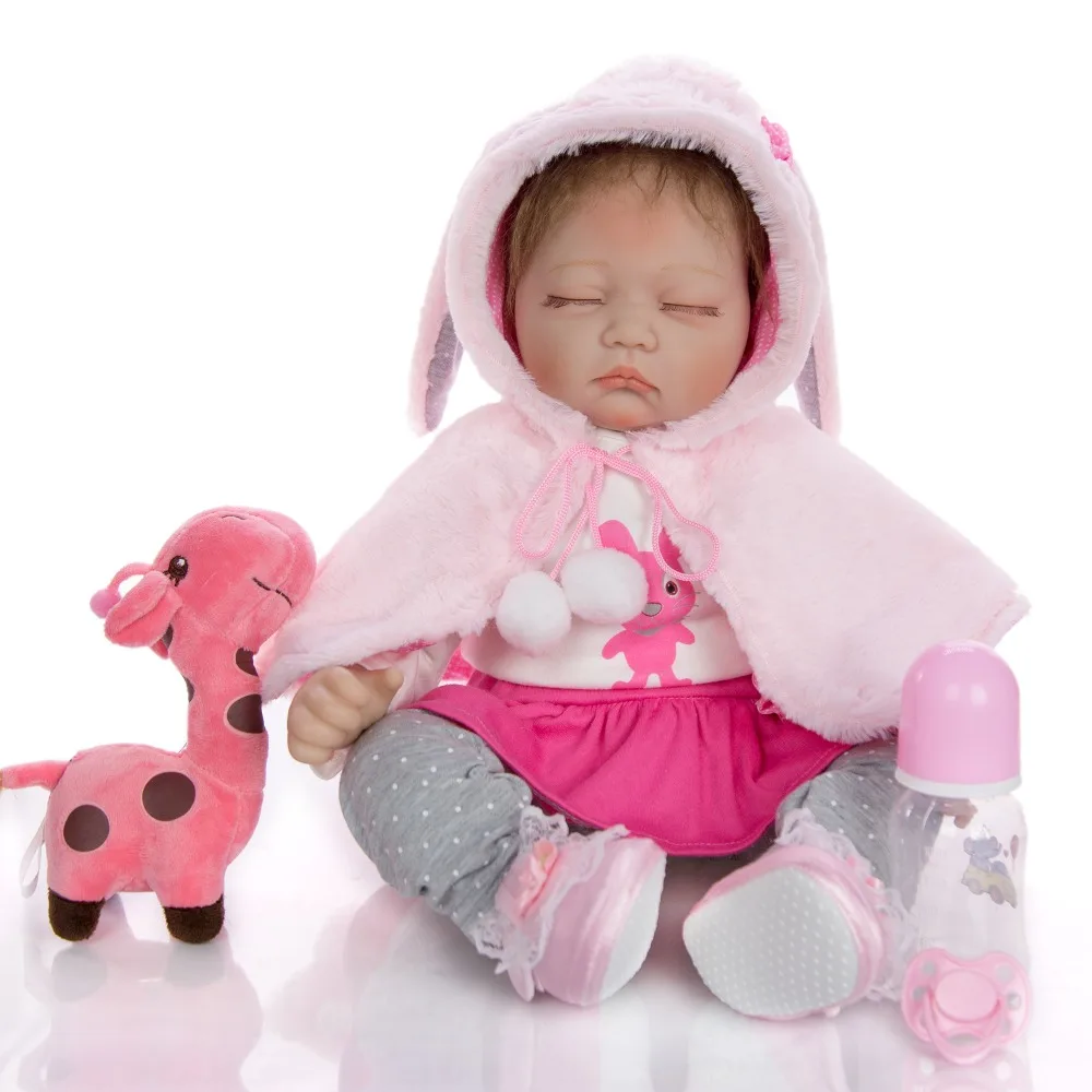 

Hot sale cheap dollar lol toys reborn Lifelike newborn sleeping Baby Bonecas Bebe reborn kid toys silicone reborn baby dolls