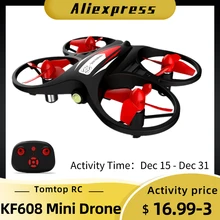 KF608 мини дрона с дистанционным управлением супер стабилизированный Квадрокоптер Безголовый режим 3D рулон Скорость переключатель для начинающих для детей на День всех святых в подарок