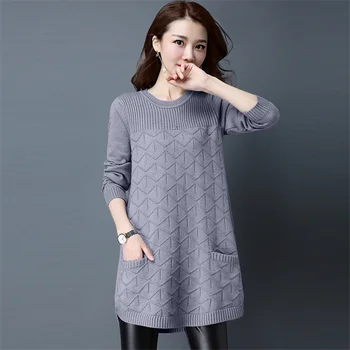 

Women Loose Sweaters Spring Autumn Bottoming Shirt Pullover Sweaters Winter Knit Female Tops Outerwear