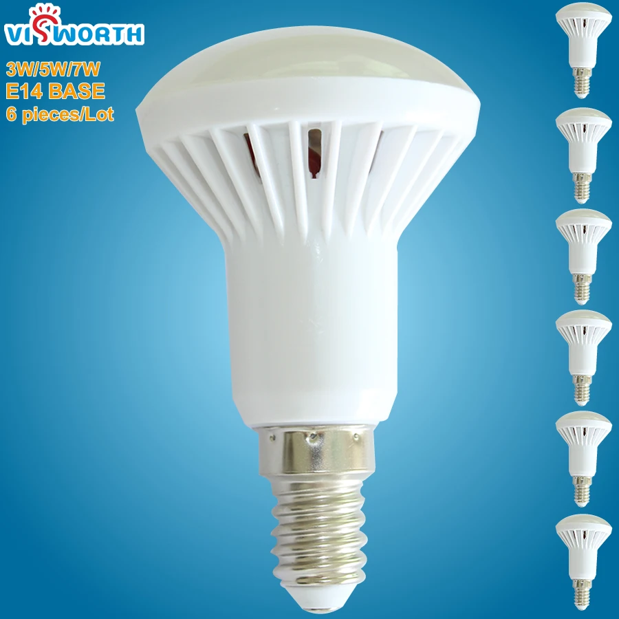 R50 светодиодный лампы E14 база SMD5730 лампада Bombillas AC 110 220V 240V теплый белый холодный