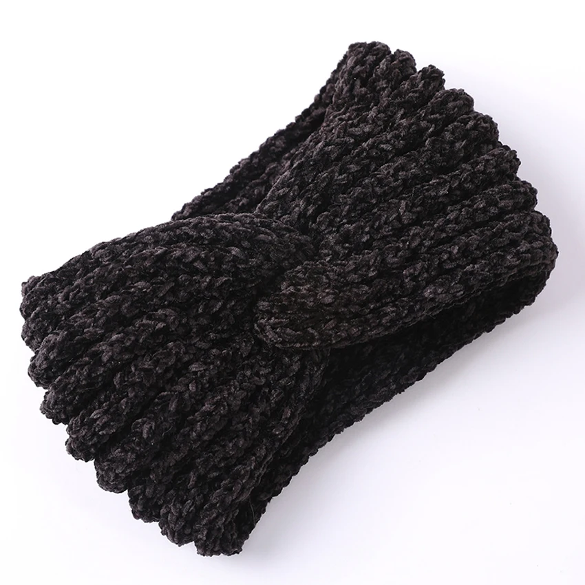 MOLANS Winter Warm Headband  Woolen Knitting Headbands Wool Knitted Elastic Headband Headwear Girls Hair Band Hair Accessories