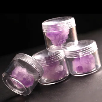 

Natural Purple Crystal Cluster backbone specimen box ornament mineral crystal box original stone ore specimen