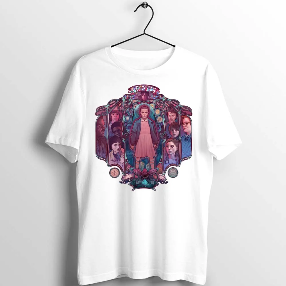 Женская футболка странные вещи Стива Совок Ahoy Дастин майка демогоргон Awesome Girl's Tee - Цвет: 2X020W