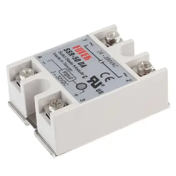 

Solid State Relay 50A Out 24-380V AC In 3-32V DC