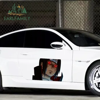 

EARLFAMILY 43cm x 30.4cm For NARUTO Refrigerator Car Stickers Sunscreen Decal Windows Waterproof Windshield Decals Decor