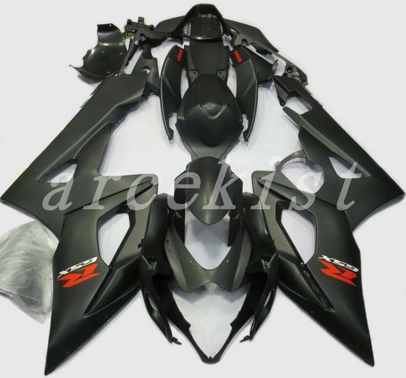 Высокое качество мотоциклы обтекатель комплект подходит для Suzuki GSXR1000 K5 2005 2006 GSXR-1000 05 06 ABS пластик черный матовый хороший