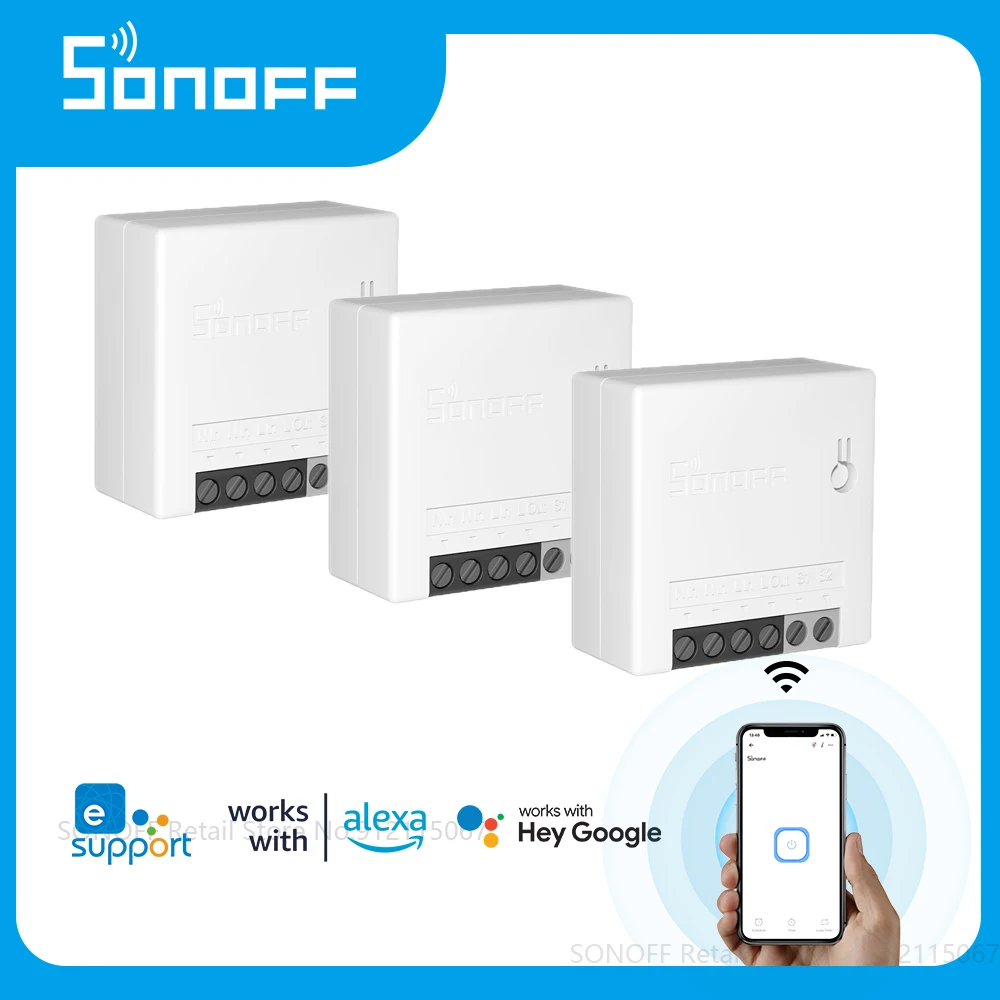 Смарт-выключатель SONOFF MINIR2 с поддержкой Wi-Fi | Обустройство дома