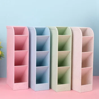 

NEW Creative Multi-function 4 Grids Desktop Storage Box Case 4 Grid Sub-grid Make Up Cosmetic Holder Desk Pen Pencil Organizer