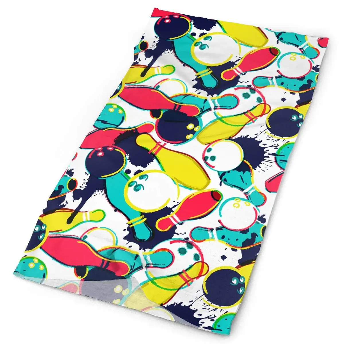 

LCZ Magic Headwear Abstract Watercolor Bowling Ball Scarf Headbands Bandana Mask Neck Gaiter Head Wrap Mask Sweatband