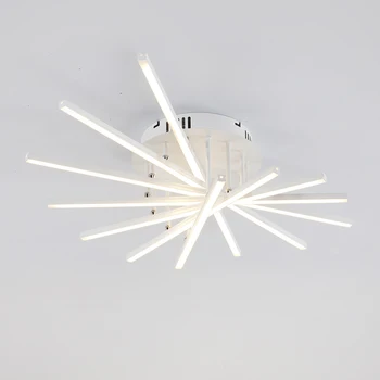 

modern remote controll LED aluminum ceiling light living room surface mounted ceiling lamp fixture 110-240 V