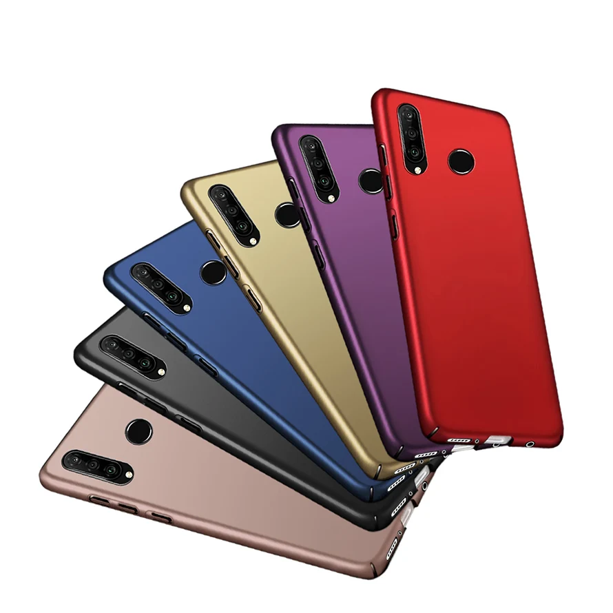 Роскошный оригинальный чехол для Huawei P30 Lite 360 приятный металлический жесткий