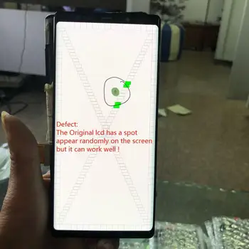

6.4"Original LCD For SAMSUNG Galaxy Note 9 N960F N960D N960D Note9 With Dead Pixels Dot Display+Frame and Touch Screen Digitizer