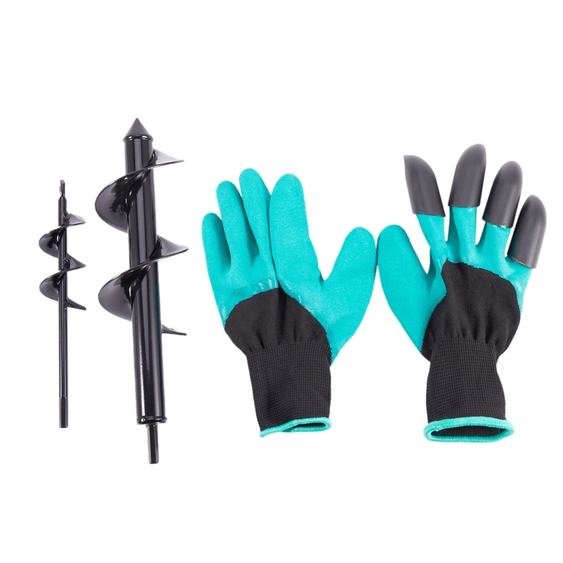 

Big deal Drill Bit Set Attachment, 2 Pcs Garden Spiral Planting Hole Tulip Bulb Auger for Planter Tree Hand Cordless Drill Soil