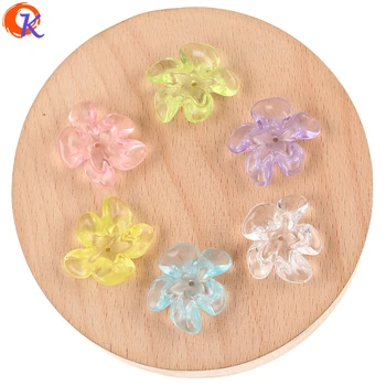 

Cordial Design 22*24mm 200Pcs Jewelry Accessories/Hand Made/Earring Findings/Flower Shape/Acrylic Beads/DIY Jewelry Making
