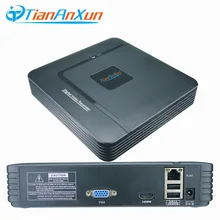 Tiananxun H.265 16Ch Nvr 8Ch DVR IP камера Регистраторы 5Mp 4Mp 2Mp Cctv видео регистратор системы наблюдения мини Nvr ONVIF