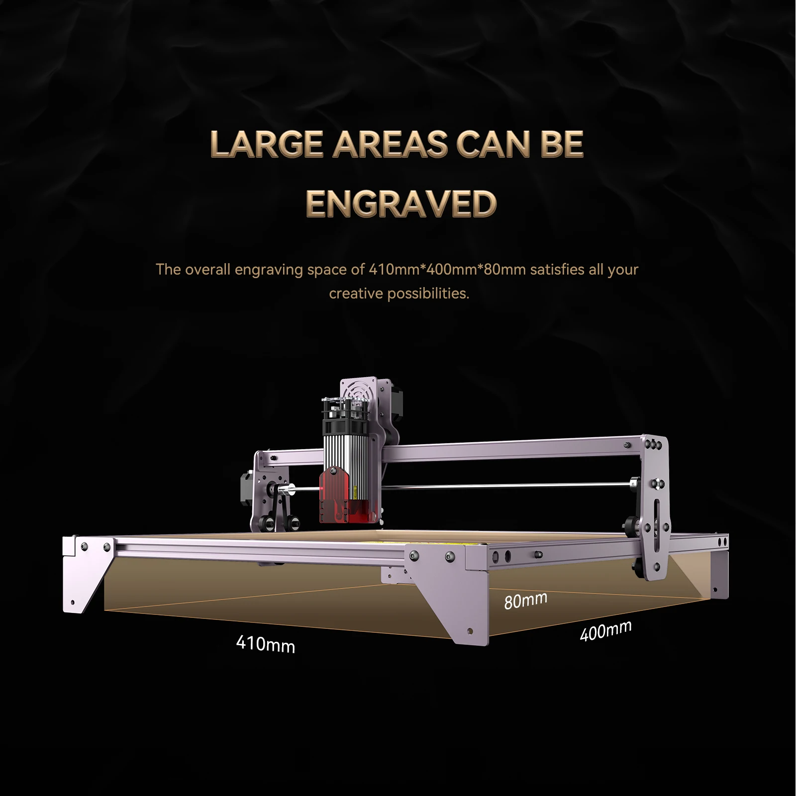 ATOMSTACK A5 Pro 40W Laser Engraver Cutter Compressed Spot Metal Engraving 12mm Wood Cutting 100W CO₂ Laser Effect DIY Logo Mark 3d printers