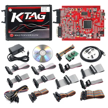 

KTAG V7.020 Red PCB ECU Programming V7.020 KTM100 KTAG ECU Programming Tool Master software V2.23 with Unlimited Token