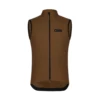 SPEXCEL 2021 New Updated Winter Windproof And Thermal Fleece Cycling Vest  2 layer Cycling Gilets With 3 Back pockets Brown 1