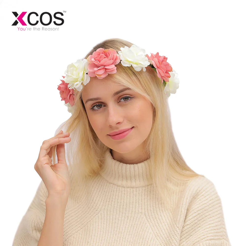 XCOS Bohemia Garland новая пляжная Фотографическая гирлянда головной убор невесты сладкий милый цветок девушка головной убор для невесты для свадьбы