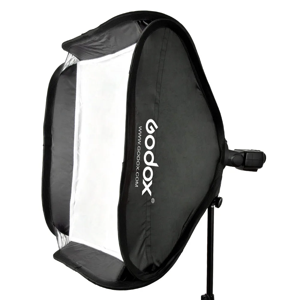 Godox 40*40 см/1"* 15" Софтбокс диффузор с s-образным кронштейном Bowens держатель для вспышки Speedlite светильник