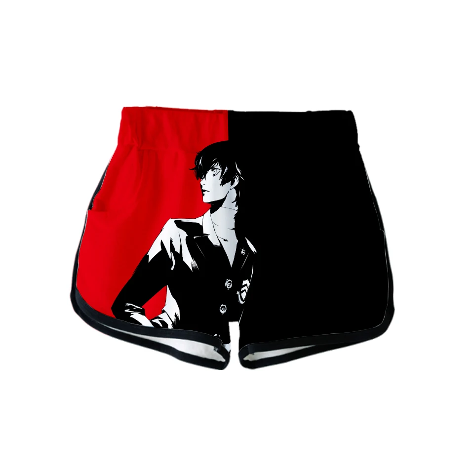 Persona 5 3D печатных шорты для женщин Harajuku модные шорты в уличном стиле горячая распродажа Повседневная одежда для девочек летние короткие штаны
