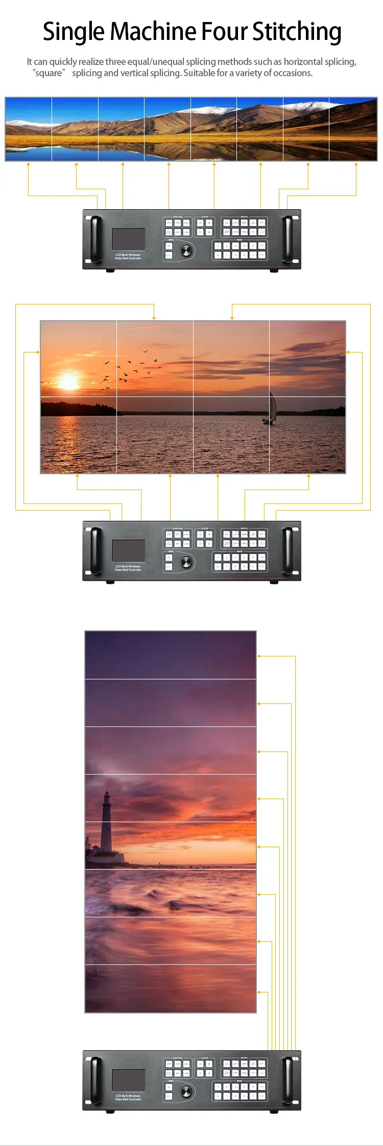 AMS-SC16KS светодиодная Монтажная установка матричная коммутация 4K* 2K Ультра hd динамический фон для высокой четкости тонкий пиксельный шаг светодиодные стены