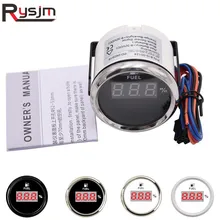 УФ-фильтр 52 мм с 0-190 Ом Указатель уровня топлива метр цифровой указатель расхода топлива для лодки автомобиля морская яхта индикатор бака с красной подсветкой 12/24V
