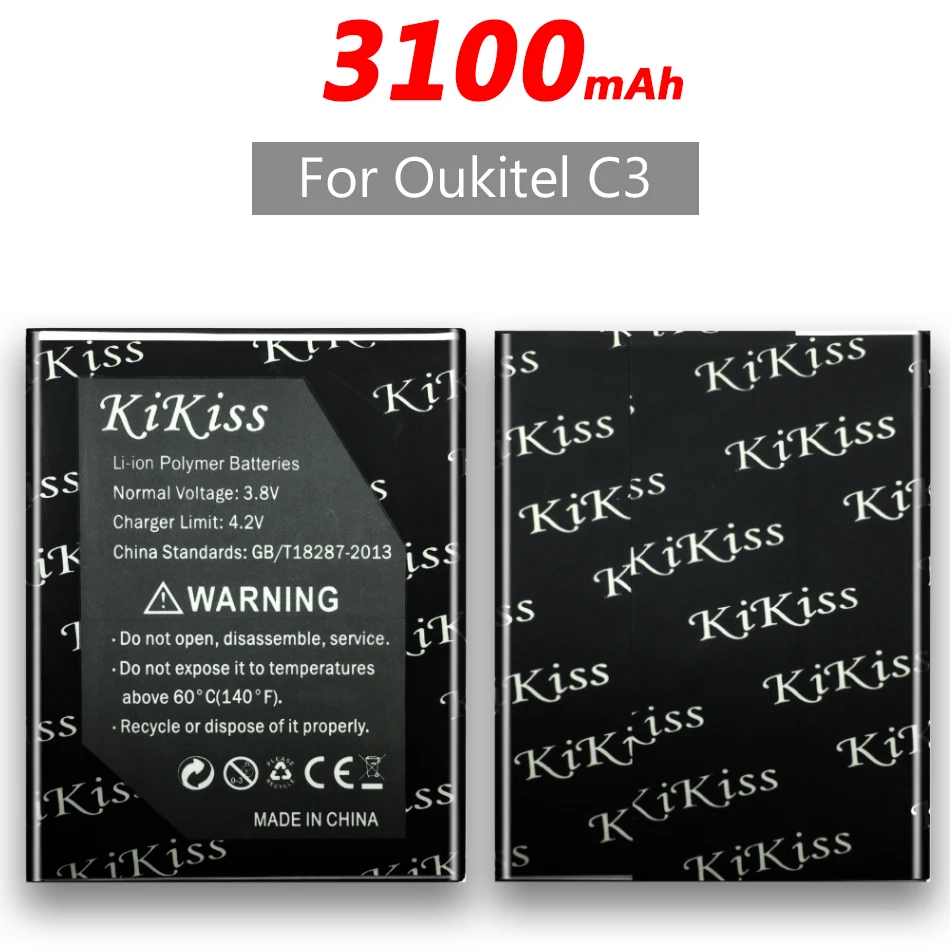 3100 мАч для Oukitel C3, смартфон, аккумулятор большой емкости для Oukitel C3