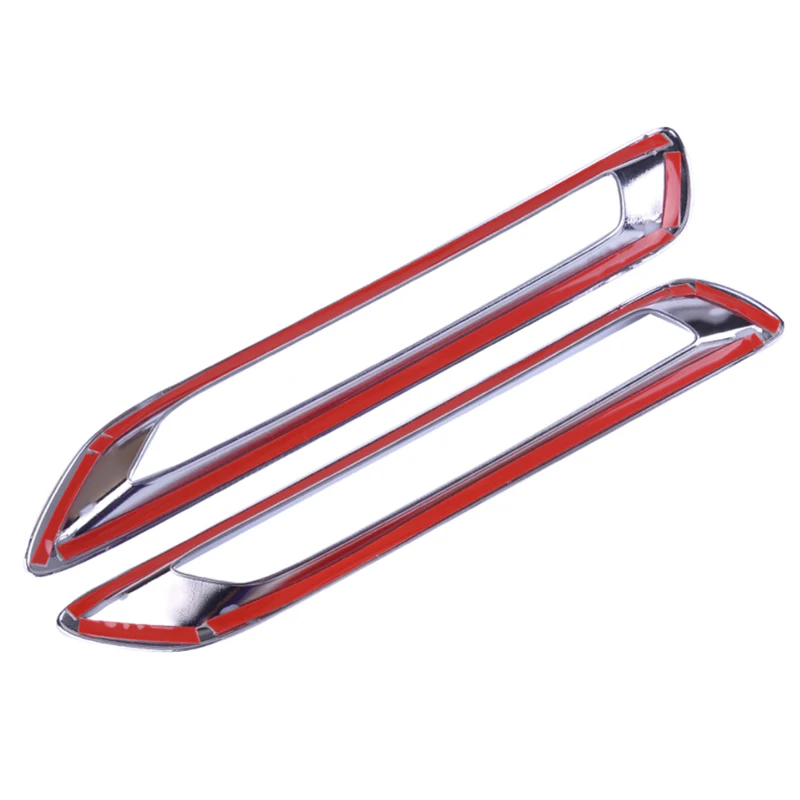 For Toyota RAV4 XA50 Hybrid ABS Car Rear Fog Light Lamp Cover Trim Bumper Reflector Accessories car fog light cover car bumper accessories
