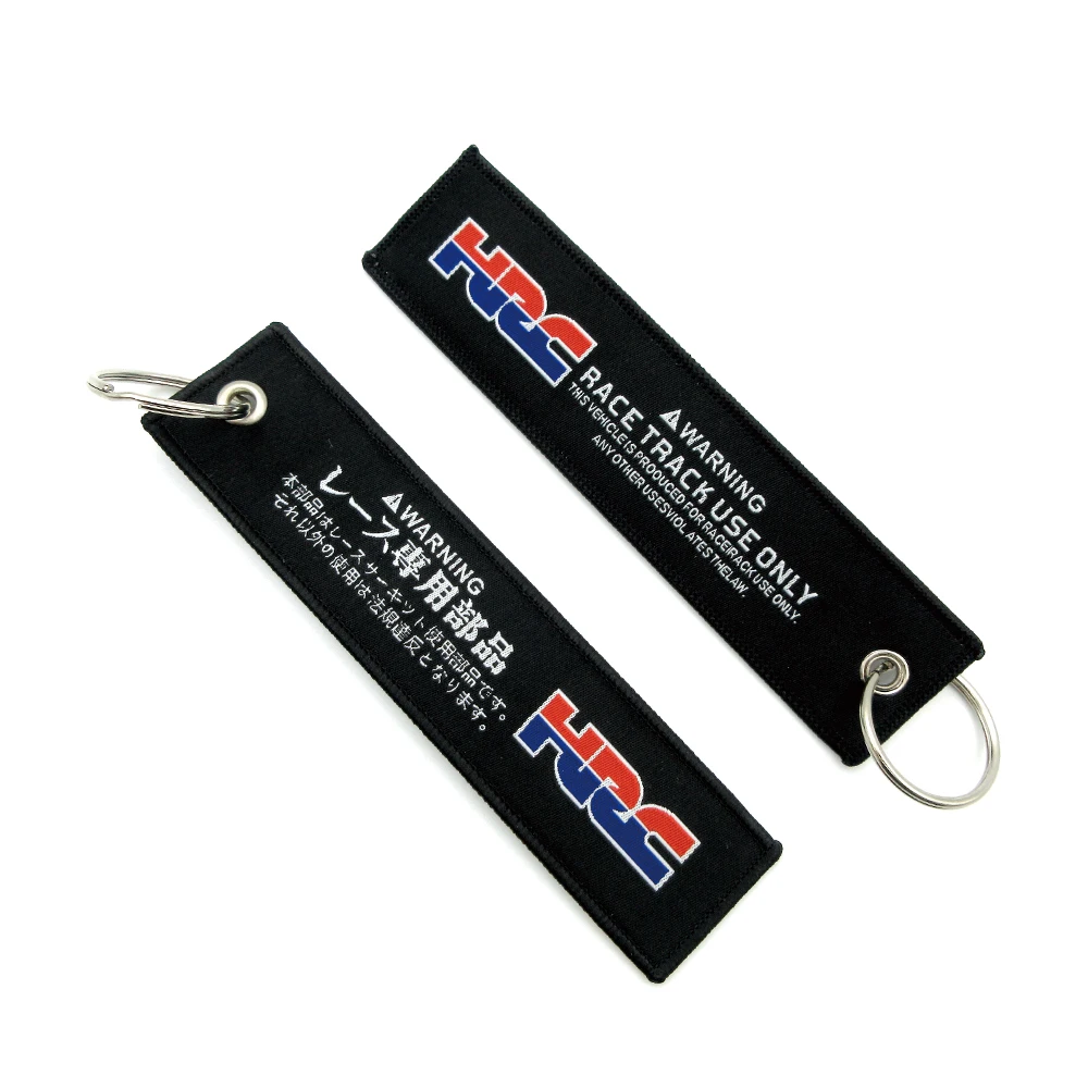 Брелок для ключей с вышивкой для мотоцикла Honda HRC CBR1000RR CBR600RR CBR500R CBR300R 250R
